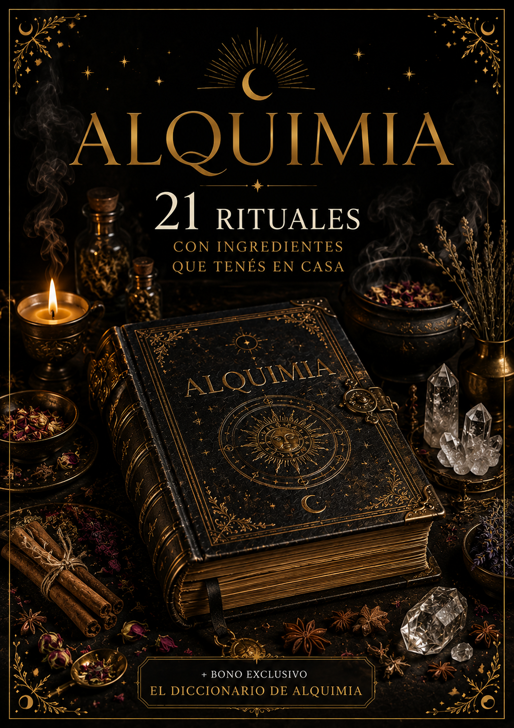 ALQUIMIA| 21 RITUALES CON INGREDIENTES QUE TENES EN CASA + DICCIONARIO ALQUIMIA